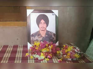 Mansa, Oct 16 (ANI): A floral tribute has been paid to Agniveer Amritpal Singh, ...