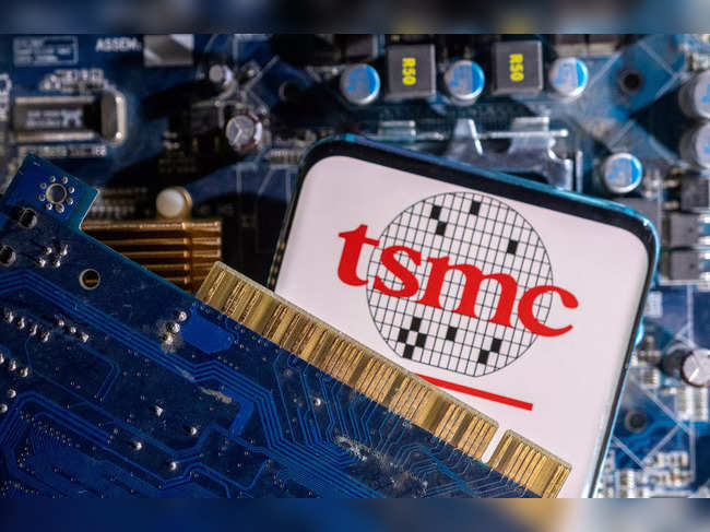 FILE PHOTO: Illustration shows TSMC logo