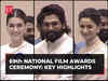 69th National Film Awards: Allu Arjun, Alia Bhatt, Kriti Sanon, Pankaj Tripathi and others felicitated