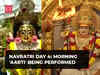 Navratri 2023 Day 4: Morning 'aarti' performed at Delhi's Jhandewalan and Mumba Devi Temple in Mumbai, watch!