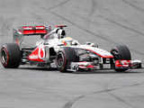 McLaren's Lewis Hamilton during the S Korean F1 GP in Yeongam