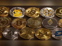 FILE PHOTO_ Illustration shows representations of cryptocurrencies