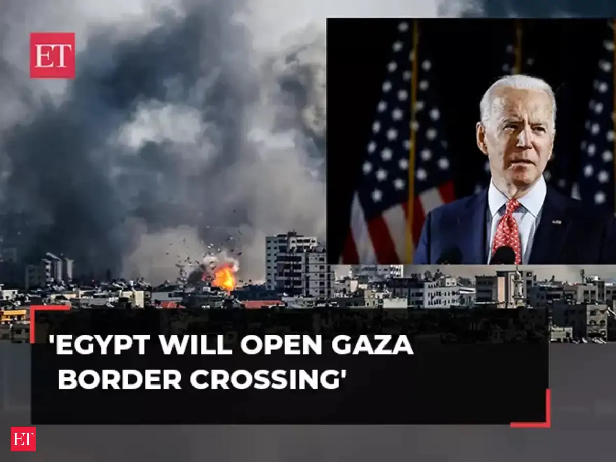 Israel-Hamas War: Egypt will open Gaza border crossing to allow ...
