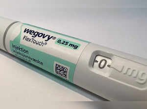 A injection pen of Novo Nordisk's weight-loss drug Wegovy is shown in this photo illustration in Oslo