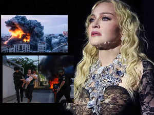 Madonna stops concert for speech on Israel-Palestine conflict