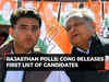 Rajasthan elections: Cong releases first list of candidates; Gehlot to contest from Sardarpura, Sachin from Tonk