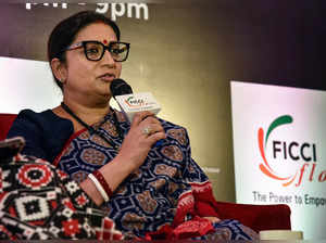 Hyderabad: Union Minister Smriti Irani speaks on Future Role of Women in India...
