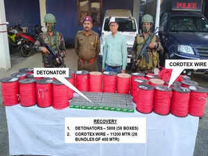 Mizoram: Assam Rifles recover war-like stores in Siaha