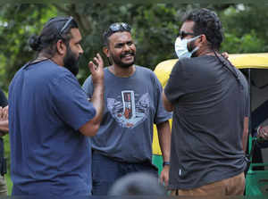 **EDS: TO GO WITH STORY** Bengaluru: Filmmaker Hemanth Rao on the sets of his Ka...