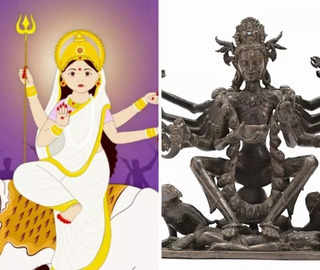 Navratri Day 8: India invokes two forms of Goddess Durga - serene Ma Mahagauri & fearsome Ma Chamunda