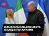 Israel-Hamas war: Italian PM Meloni meets Netanyahu; says, 'We are different from those terrorists'
