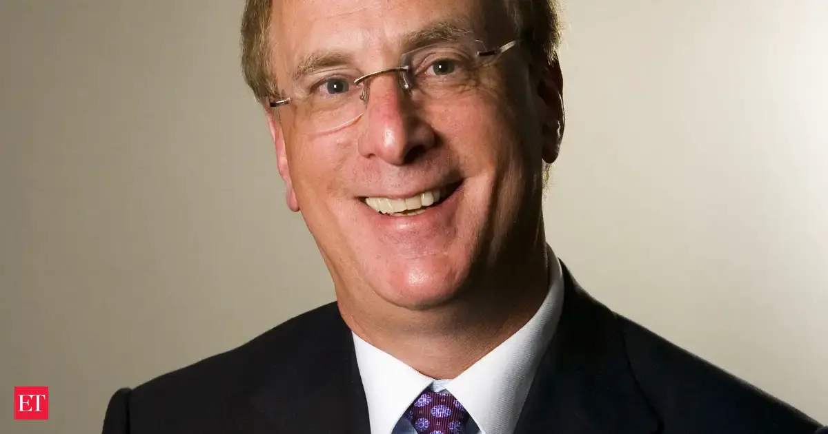 ril: BlackRock CEO Larry Fink flies into India to meet Ambani ...