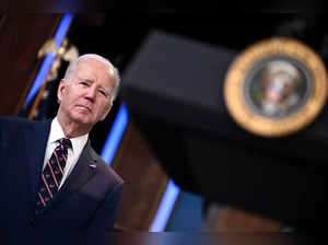 US President Joe Biden looks on before delivering remarks on his Bidenomics agenda in Washington, DC, on October 23, 2023.