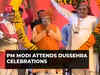 PM Modi attends Dussehra celebrations at Ram Leela Maidan in Delhi's Dwarka