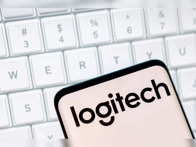 Illustration shows Logitech logo