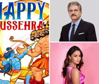 Dussehra 2023: From Anand Mahindra to Alia Bhatt, celebs & bosses gather on social media to bid farewell to Ma Durga