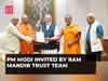 Ram Mandir Trust team meets PM Modi to invite him for consecration ceremony