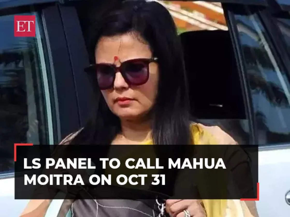 Cash for query Row LIVE: TMC MP Mahua Moitra reaches Parliament to appear  before the Ethics panel