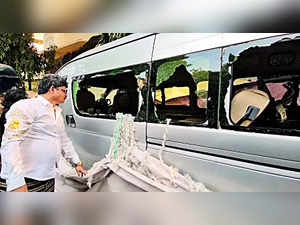Vehicles of Lawyer Opposing Maratha Quota Vandalised