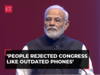 People rejected Congress like outdated phones in 2014: PM Modi at India Mobile Congress