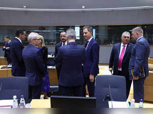 EU leaders attend a summit in Brussels