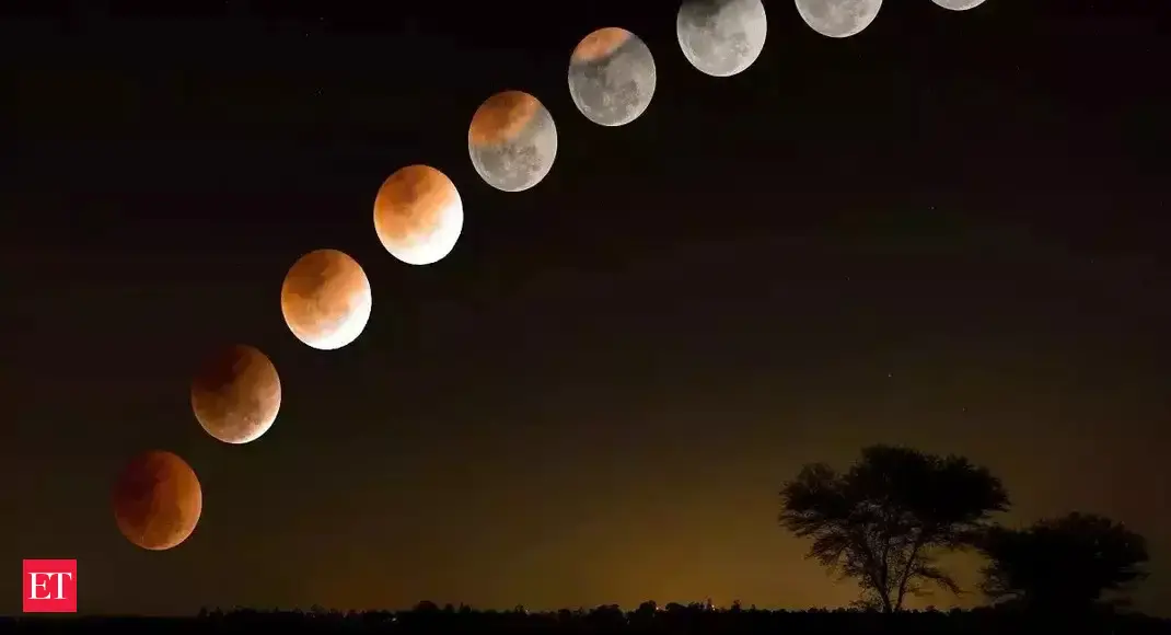 Partial lunar eclipse to take place on Saturday night - The Economic Times