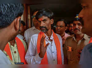 Mumbai: Activist Manoj Jarange Patil with supporters at an auditorium for a meet...