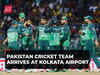 Pakistan Cricket Team arrives at Kolkata Airport ahead of match against Bangladesh