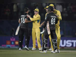 Australia holds nerve to beat New Zealand by 5 runs at Cricket World Cup. Dutch beat Bangladesh