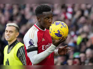 Eddie Nketiah fires hat-trick in Arsenal’s rout of Sheffield United