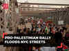 Pro-Palestine protesters storm Brooklyn Bridge in New York, demand Gaza ceasefire