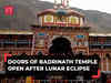 Uttarakhand: Doors of Badrinath temple open after lunar eclipse, watch!