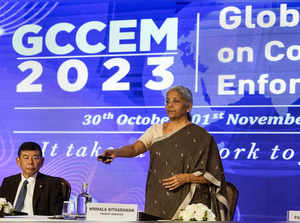 New Delhi: Union Finance Minister Nirmala Sitharaman during the inaugural sessio...