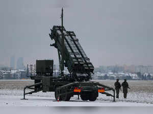 FILE PHOTO: Polish military training on Patriot air defence missile systems at the airport in Warsaw