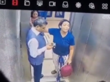 ON CAM: Man and woman get into massive fight in Noida apartment lift over pet dog