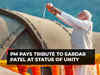 PM Modi pays tribute to Sardar Patel at Statue of Unity in Gujarat
