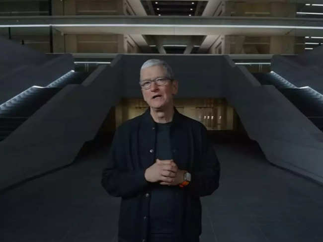 Towards the event's conclusion, Apple CEO Tim Cook expressed gratitude, followed by an on-screen message: "This event was shot on iPhone and edited on Mac."
