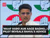 'Maaf Karo Aur Aage Badho...': Pilot reveals Rahul Gandhi's advice on differences with CM Gehlot