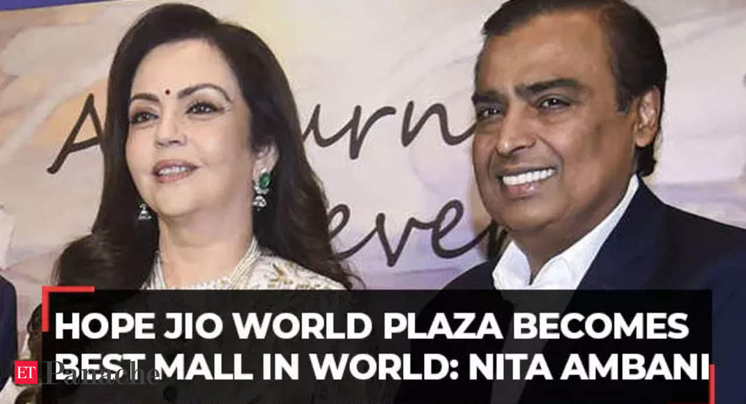 Nita Ambani at Jio World Plaza launch: 'Hope it become best mall in world'  - The Economic Times Video