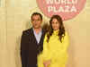 A month after Italy car mishap, 'Swades' star Gayatri Joshi & husband Vikas Oberoi make 1st public appearance at Jio World Plaza Launch in Mumbai