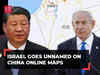 Israel removed from online maps in China amid ongoing war with hamas