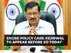 Excise policy case: CM Kejriwal scheduled to appear before ED today; AAP claims he might be arrested