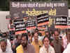 BJP workers protest at Rajghat, demand resignation of CM Kejriwal over alleged Delhi Liquor scam