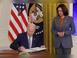 U.S. President Joe Biden holds an event to sign an Executive Order related to Artificial Intelligence at the White House in Washington