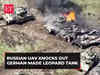 Watch: Russian UAV knocks out German-Made Leopard tank in Eastern Ukraine