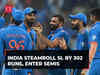 World Cup 2023: India thrash Sri Lanka by 302 runs, Md Shami picks 5 wickets