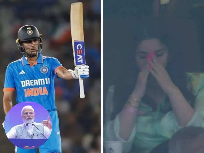 Shubman Gill's exceptional knock of 92 runs fell just short of a century, leaving fans, including Sara Tendulkar, in disappointment. Meanwhile, PM Modi praised Team India's exceptional teamwork, marking their advancement to the semifinals.
