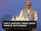 Abu Dhabi: UAE’s largest Hindu BAPS Temple gets ready, to be inaugurated by PM Modi