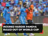 Hardik Pandya ruled out of World Cup 2023, Prasidh Krishna named as replacement