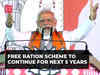 PM Modi announces extension of free ration scheme for 80 cr poor for next 5 years